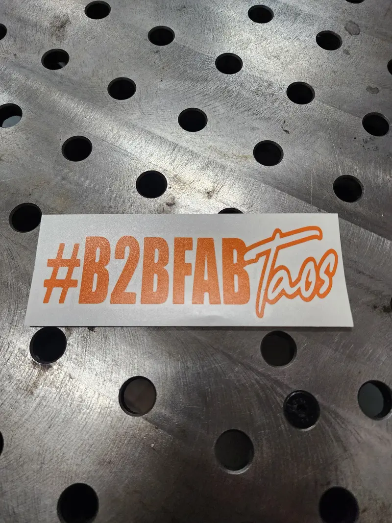 B2bfab Taos Splash Style Die-Cut Vinyl 3