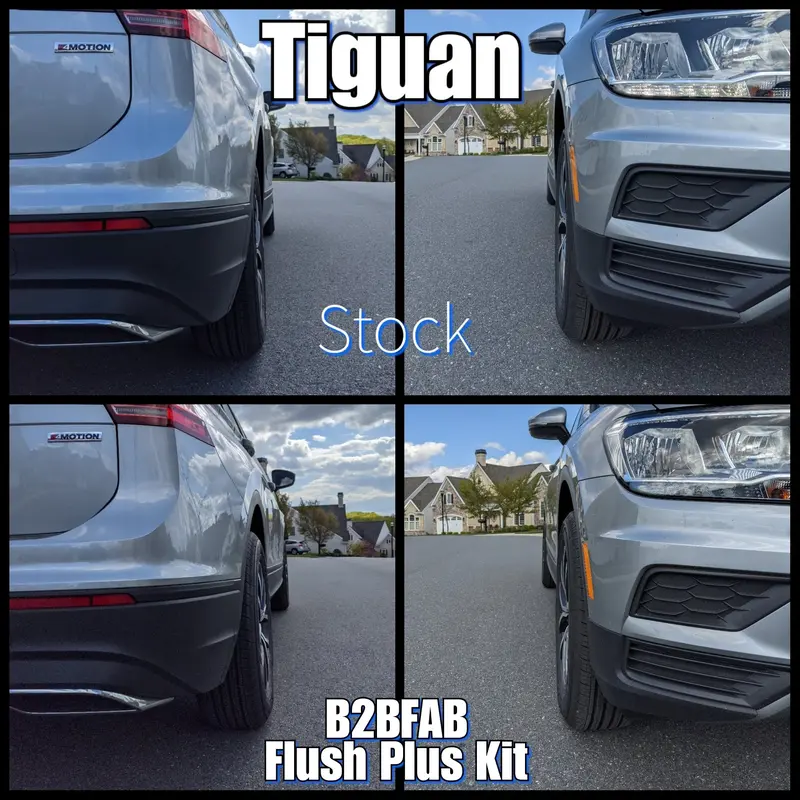 B2bfab Tiguan Flush Plus Wheel Spacer Kit With Hardware 20Mm | 25Mm 1