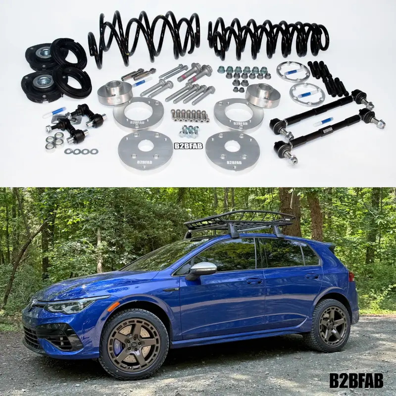 B2bfab Vw Golf R Mk8 2022 To 2025 Complete Lift Kit Package 1