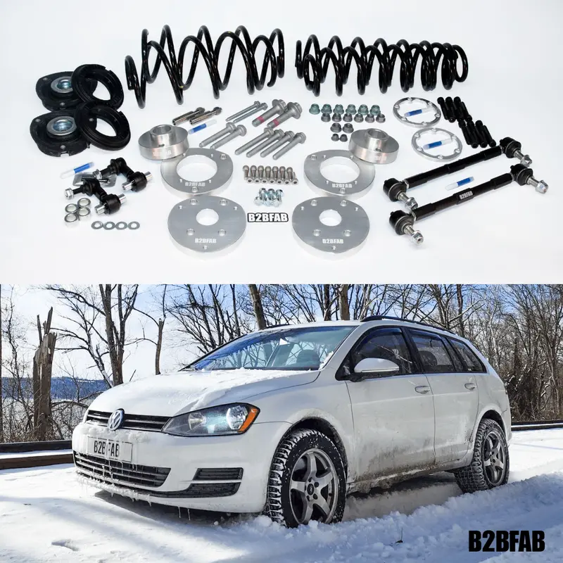 B2bfab Vw Golf Sportwagen 4 Motion Mk7 2017 To 2019 Complete Lift Kit Package 1
