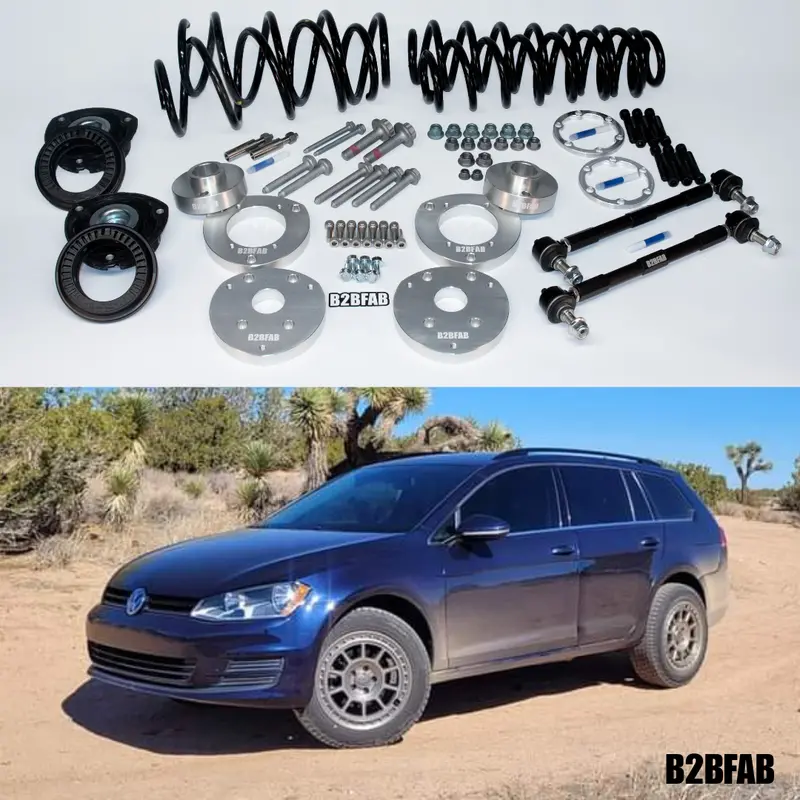 B2bfab Vw Golf | Sportwagen Tdi Mk7 2015 Complete Lift Kit Package 1