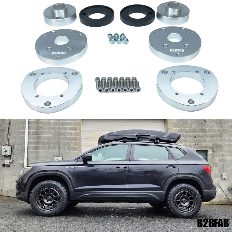B2bfab Vw Taos Level-2 Camber Correcting Lift Kit 1