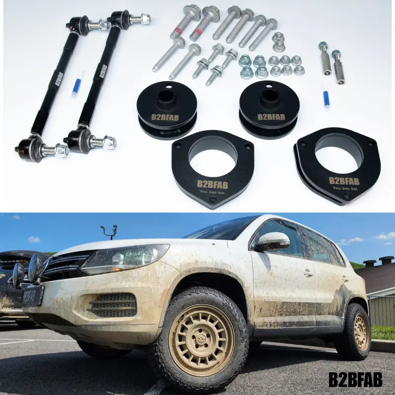 B2bfab Vw Tiguan Mk1 2009 To 2018 Complete Lift Kit Package 1
