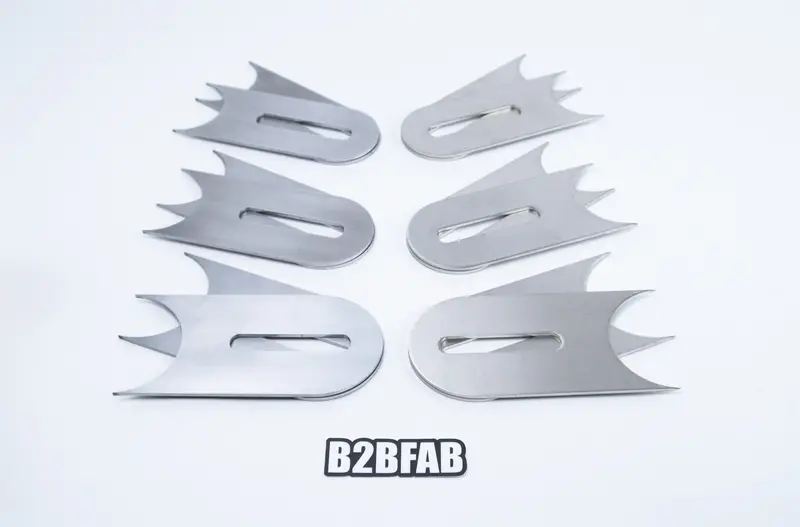 B2bfab Weld On Dual Exhaust Spacing Tabs 1