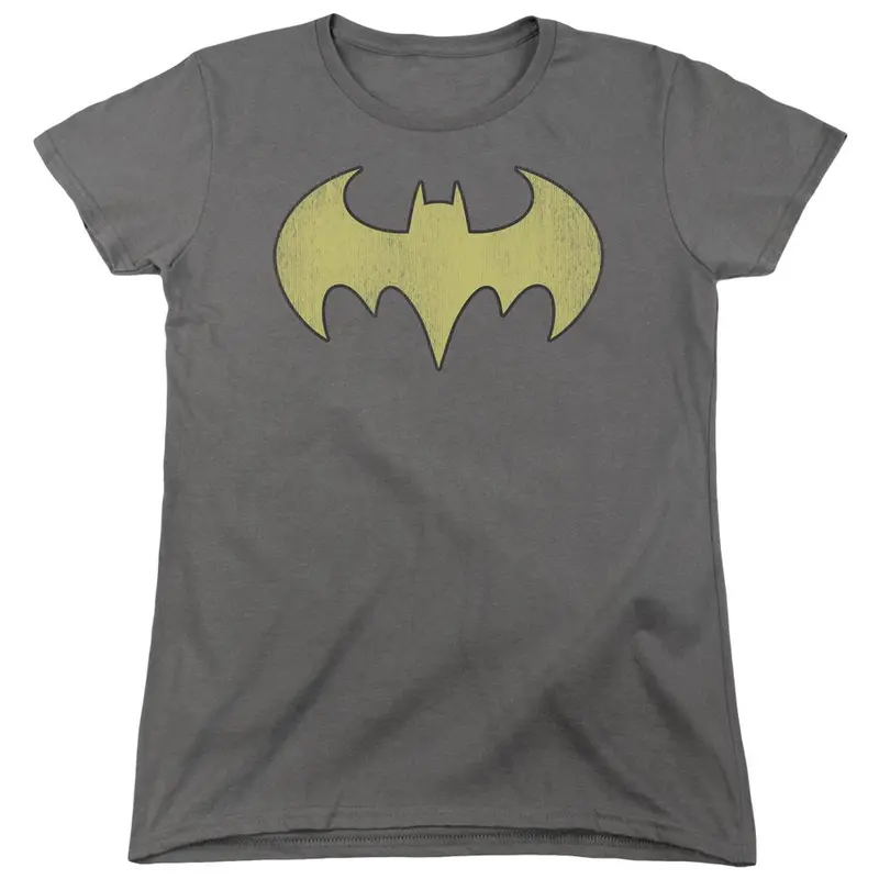 Batgirl Logo Distressed Women's T-Shirt 1