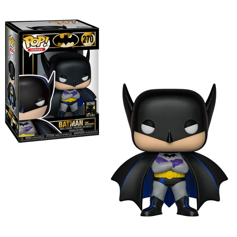 Batman 80Th - Batman - 1St Appearance (1939) Funko Pop! Heroes Vinyl Figure 1