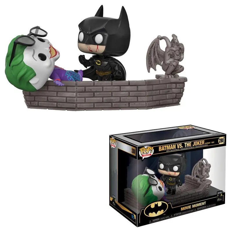 Batman 80Th - Batman Vs. The Joker Funko Pop! Heroes Movie Moment Vinyl Collectibles 1