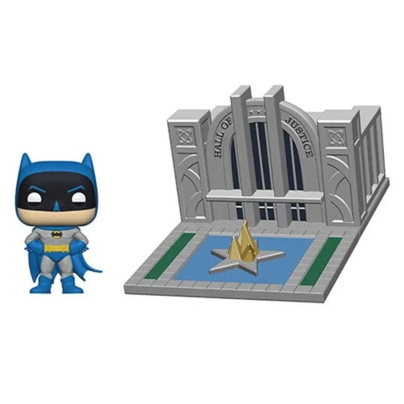 Batman 80Th - Batman With Hall Of Justice Funko Pop! Town Vinyl Figures 1