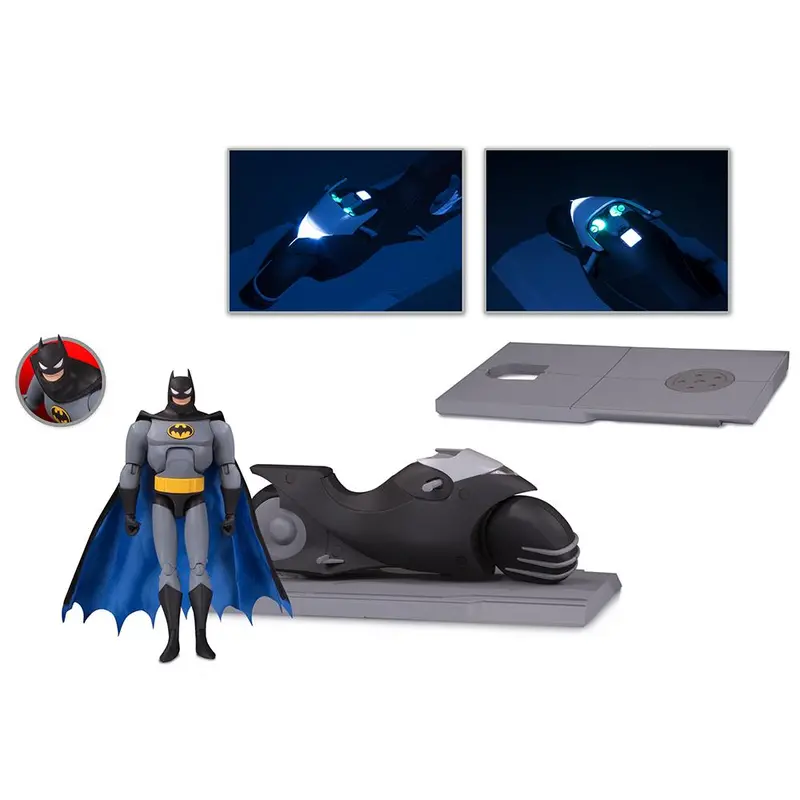 Batman: The Animated Series Batcycle & Exclusive Batman Action Figure Set 2