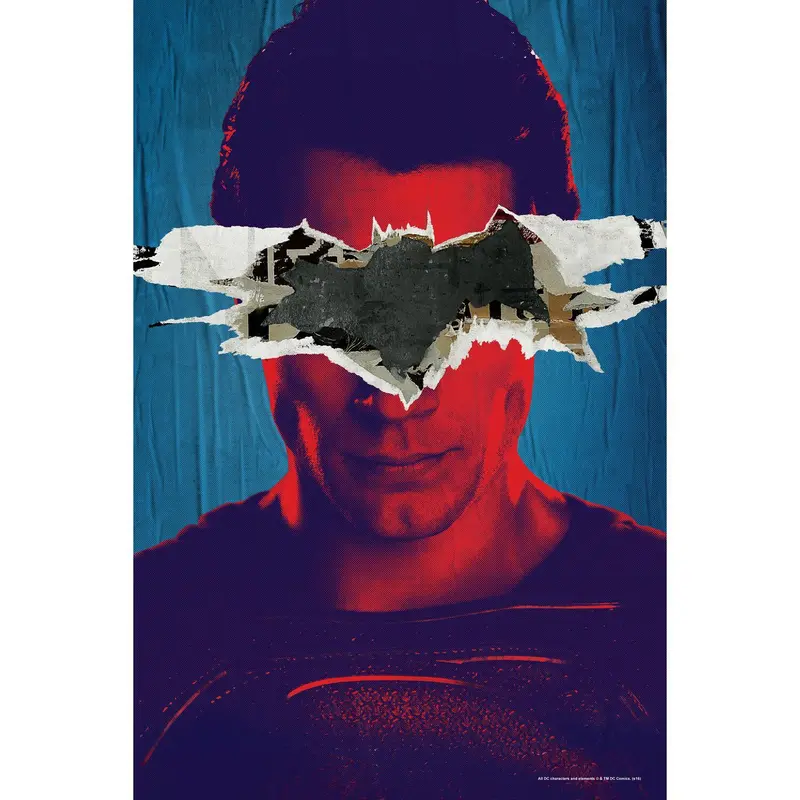 Batman V Superman: Dawn Of Justice Superman Rip Teaser Poster 1
