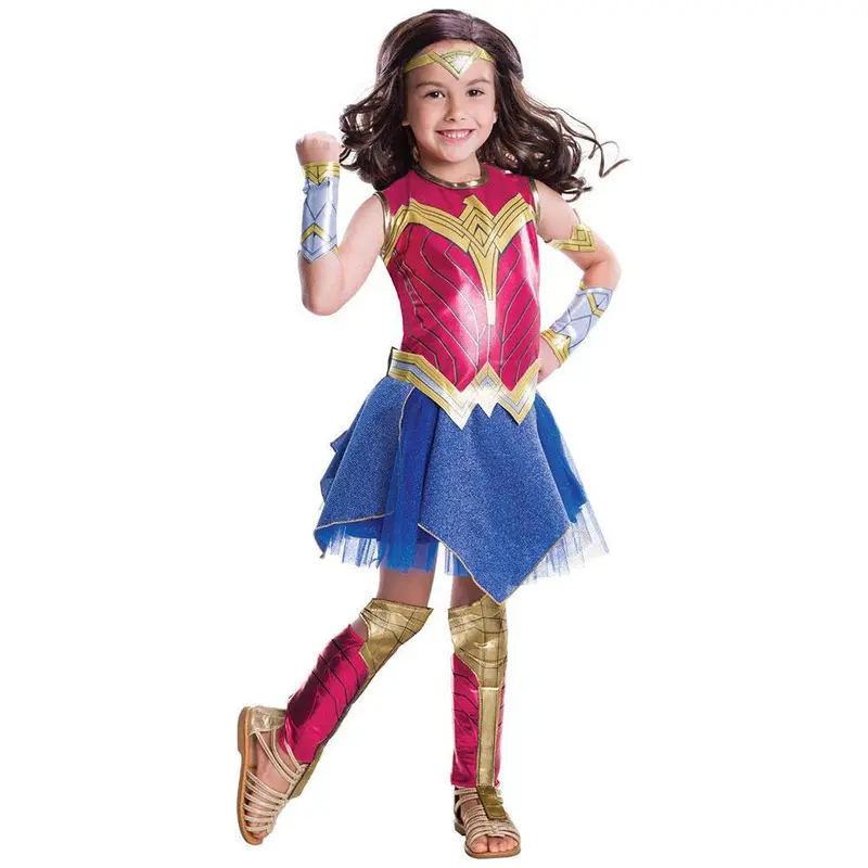Batman V Superman: Dawn Of Justice Wonder Woman Deluxe Child Costume 1