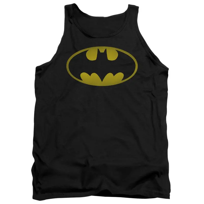 Batman Washed Bat Logo Tank Top 1