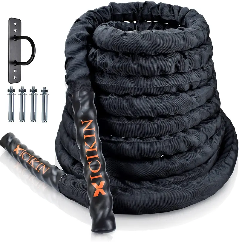 Battle Ropes With Anchor Kit 1