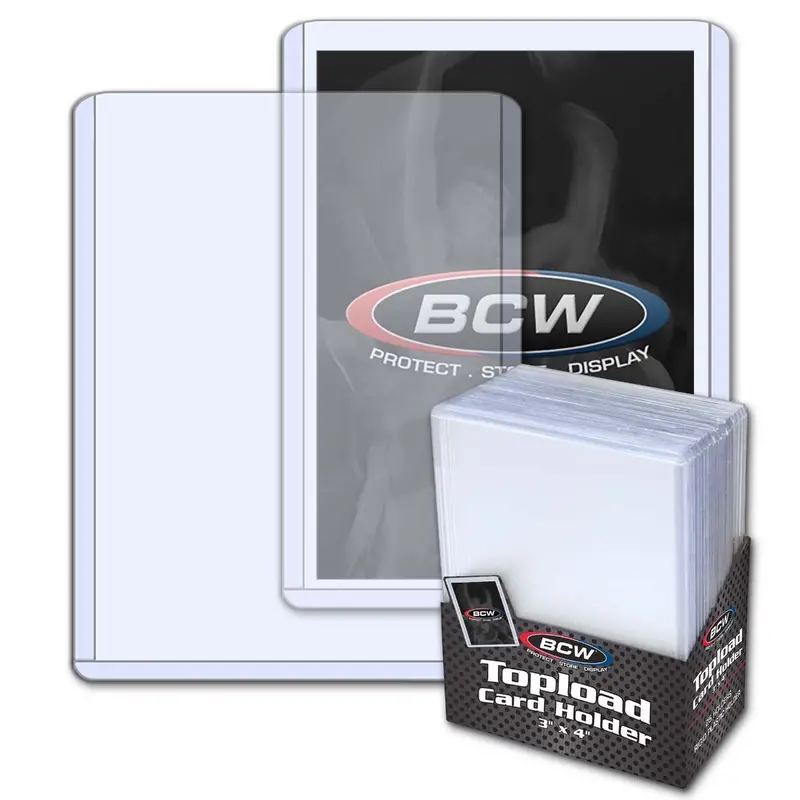 Bcw: 3X4 Standard Topload Card Holder (25 Count) 1