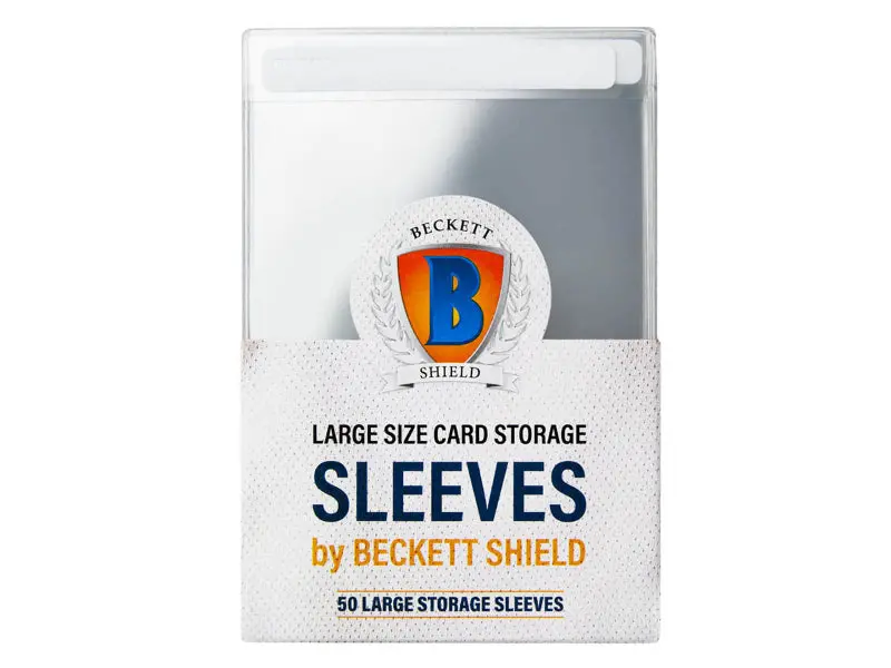Beckett Shield: Large Semi-Rigid Card Sleeves (50 Count) 1