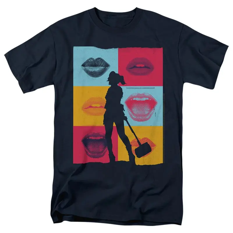 Birds Of Prey Harley Quinn Lips T-Shirt 1