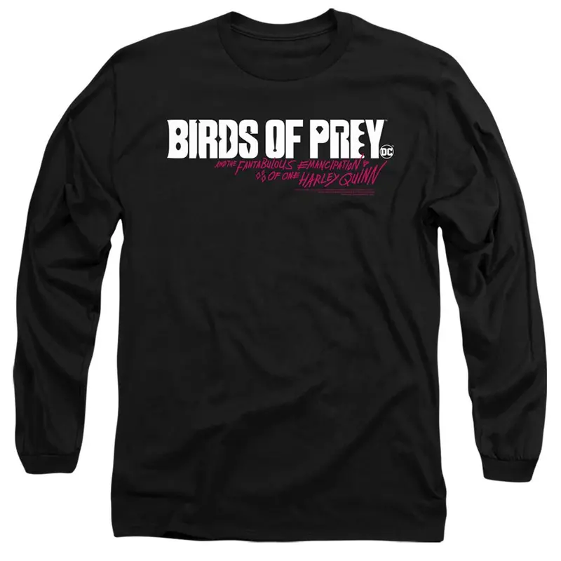 Birds Of Prey Logo Horizontal Logo Long-Sleeve T-Shirt 1