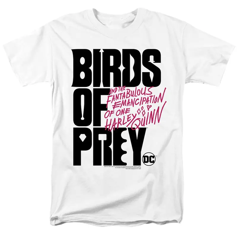 Birds Of Prey Logo White T-Shirt 1