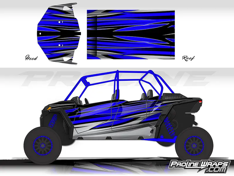 Blade Wrap Kit for Polaris RZR XP 4 Turbo