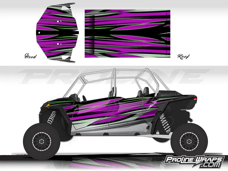 Blade Wrap Kit for Polaris RZR XP 4 Turbo S