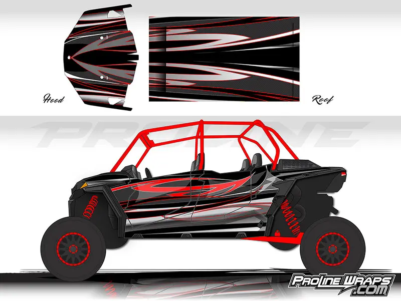 Blaze Wrap Kit for Polaris RZR XP 4 1000
