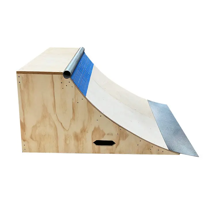Blue Tile Quarterpipe By Brad Mcclain 2