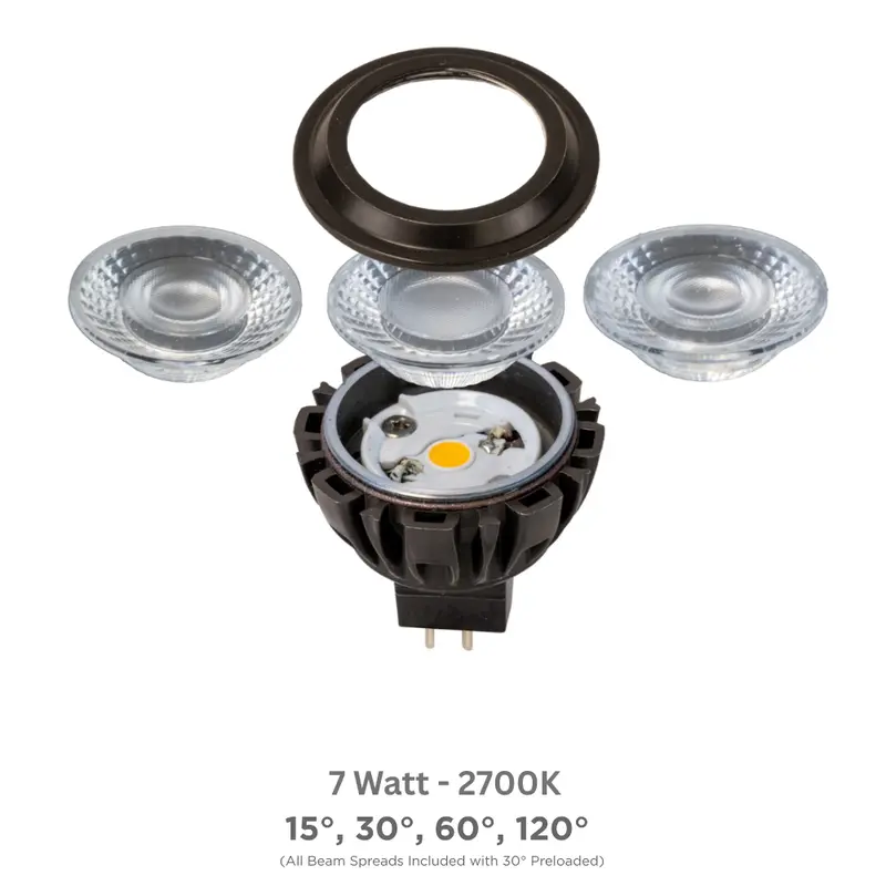 Brilliance - Mr16 Led Gen6 Bulb (7 Watt, 2700K, Swappable Optics) 1