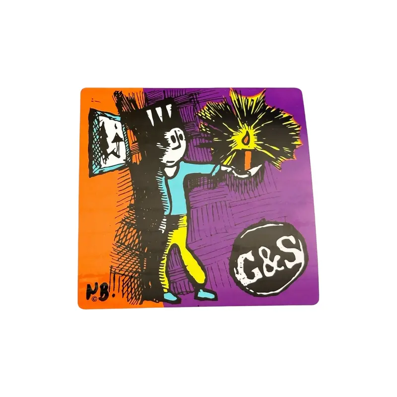 "Candle Man" Neil Blender Sticker 1