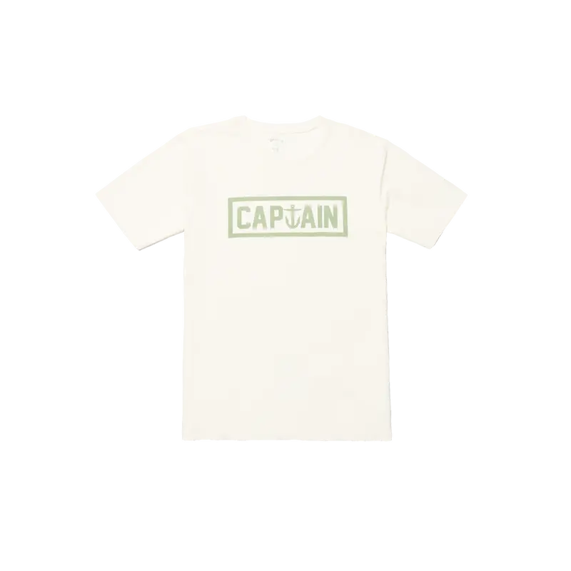 Captain Naval S/S Tee Vintage White 1