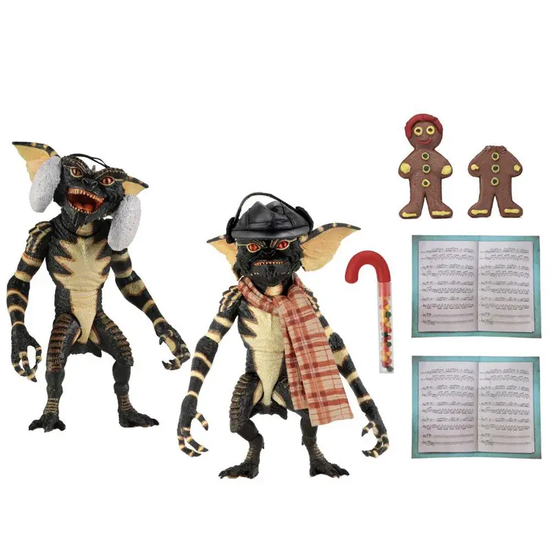 Christmas Carol Winter Scene Action Figure 2-Pack From Gremlins 1