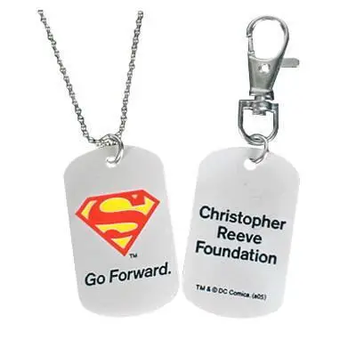 Christopher Reeve Foundation Superman Dog Tag 1