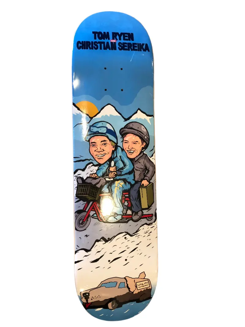 Civilian Skateboards Christian And Tom Tom Dumb And Dumber Deck 1