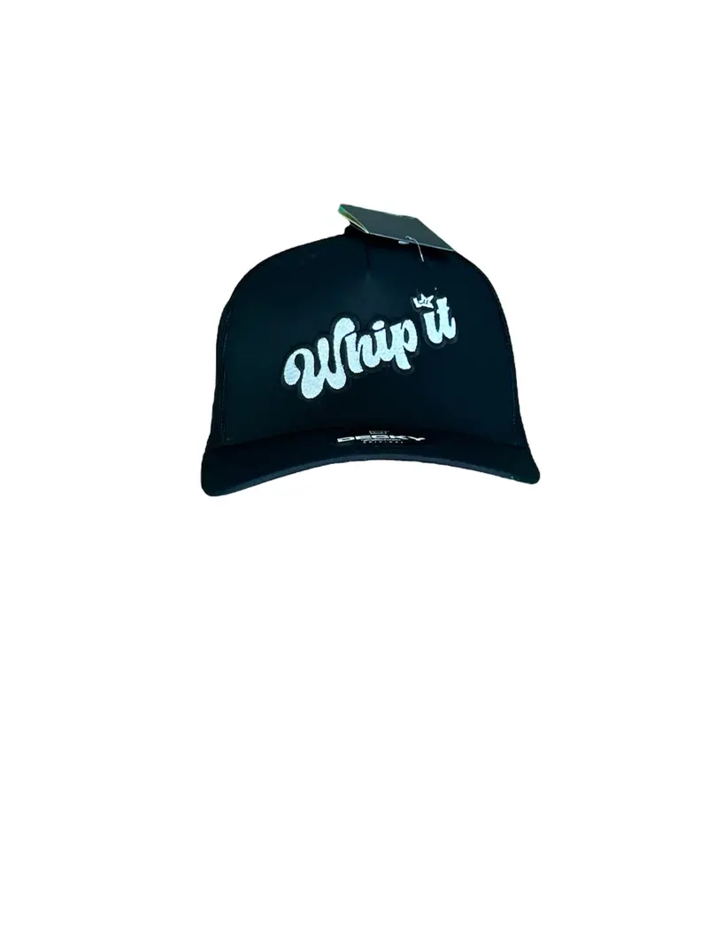 Curve Bill Hat – 5 Panel Retro Trucker Labeda Whip It 1