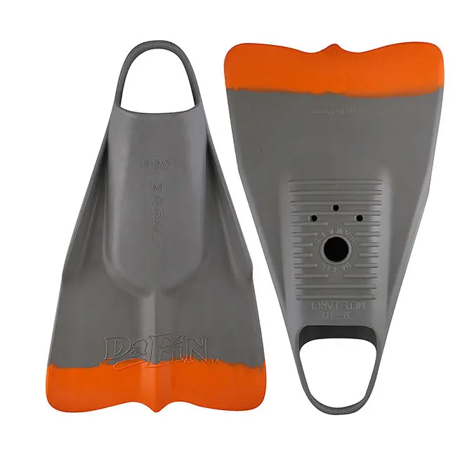 Dafin Pro Classic Grey & Orange Fins 1