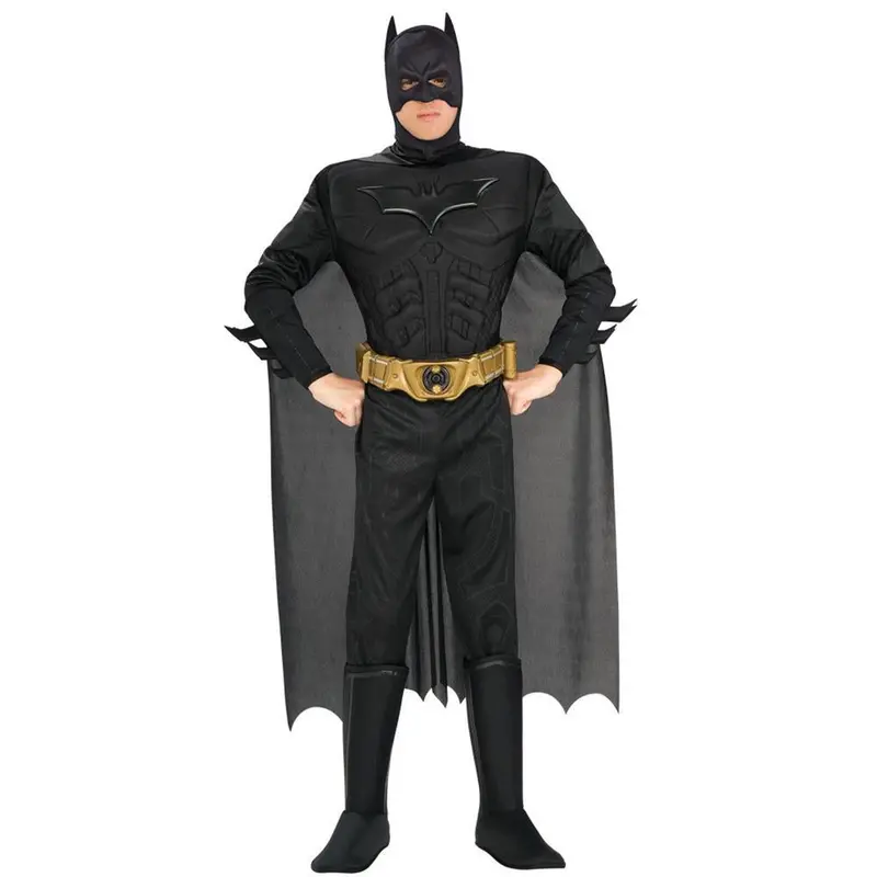 Dark Knight Batman Deluxe Muscle Chest Adult Costume 1