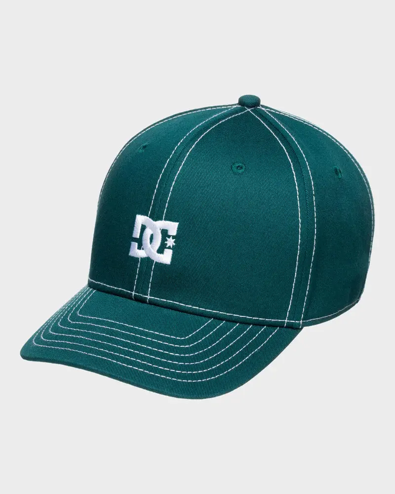 Dc Boys Cap Star Snapback - Deep Lichen Green 1