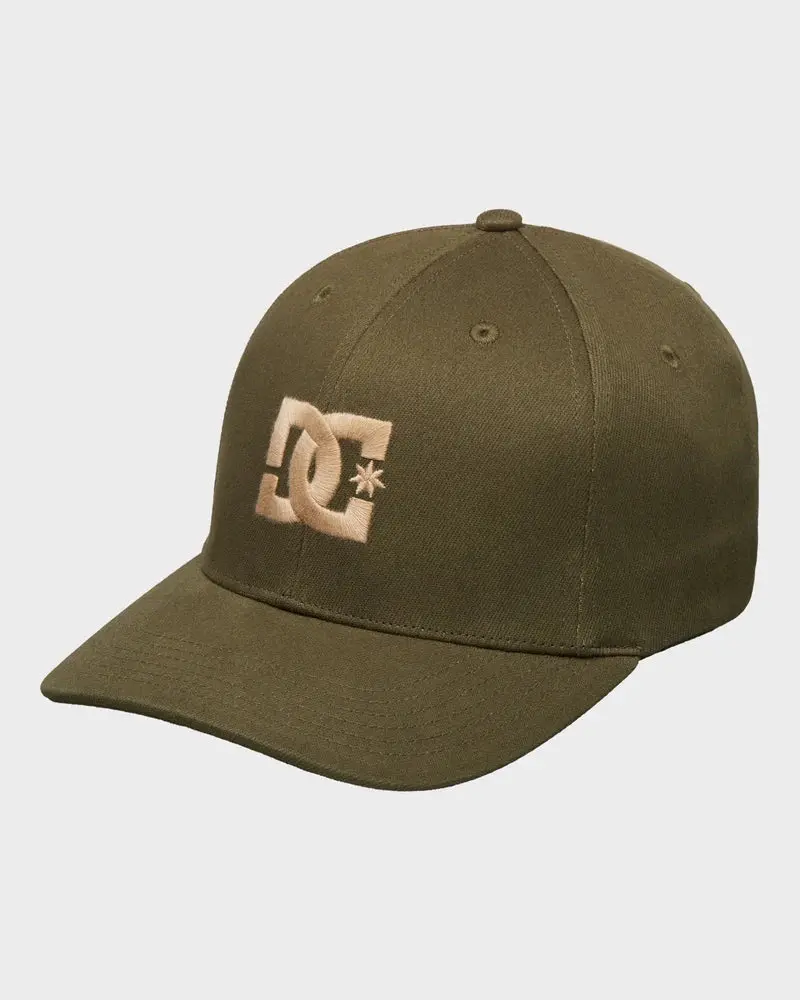 Dc Cap Star Stretch Fit - Bronze Green 1