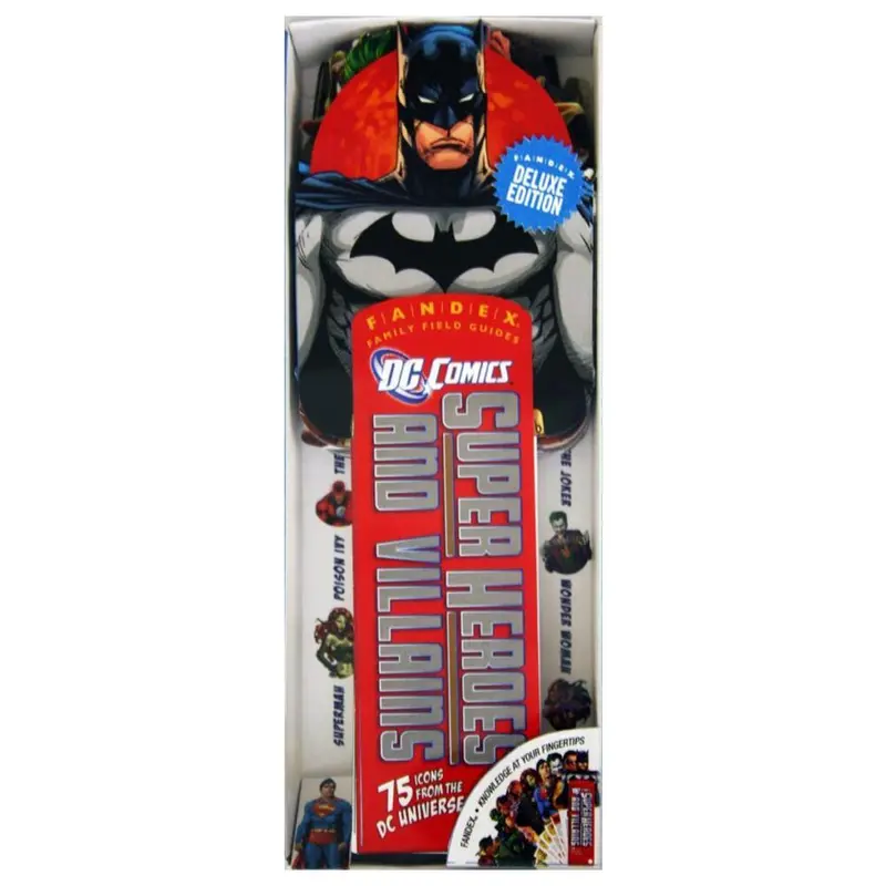 Dc Comics Super Heroes And Villains: 75 Icons From The Dc Universe! Fandex Deluxe Edition (Paperback) 1