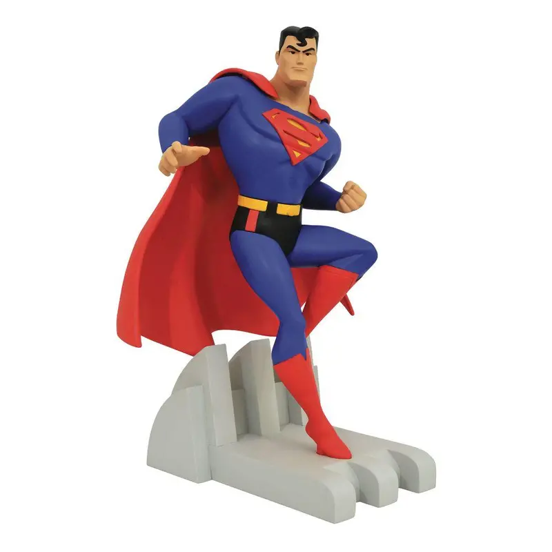 Dc Premier Collection Superman Animated Statue 1