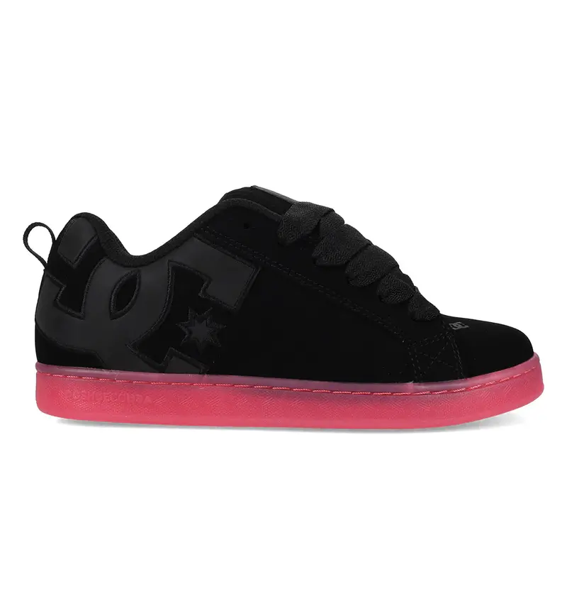 Dc Womens Court Graffik - Black/Black/Pink 1