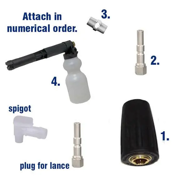 Deluxe Foam Cannon Attachment Kit - No Gun 1