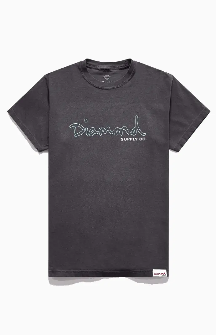 Diamond Trace Og Script Tee 1