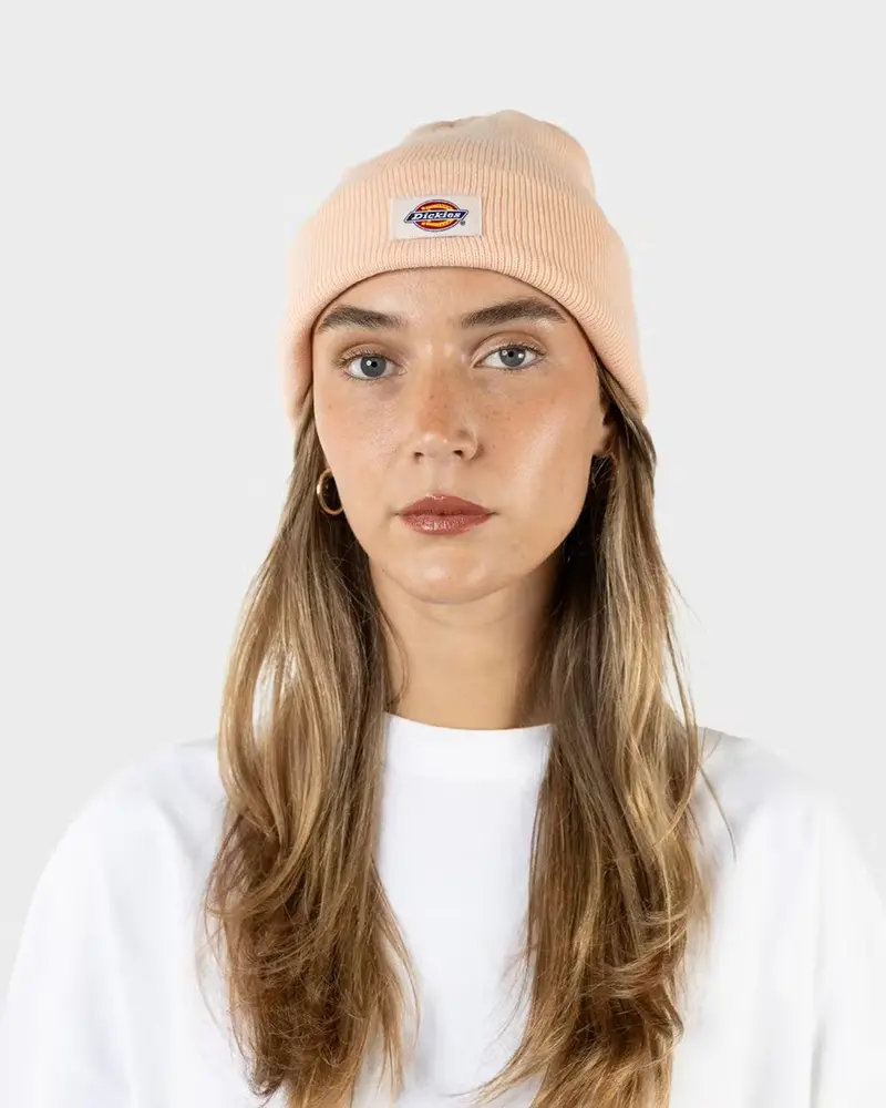 Dickies Classic Label Beanie Peach 1