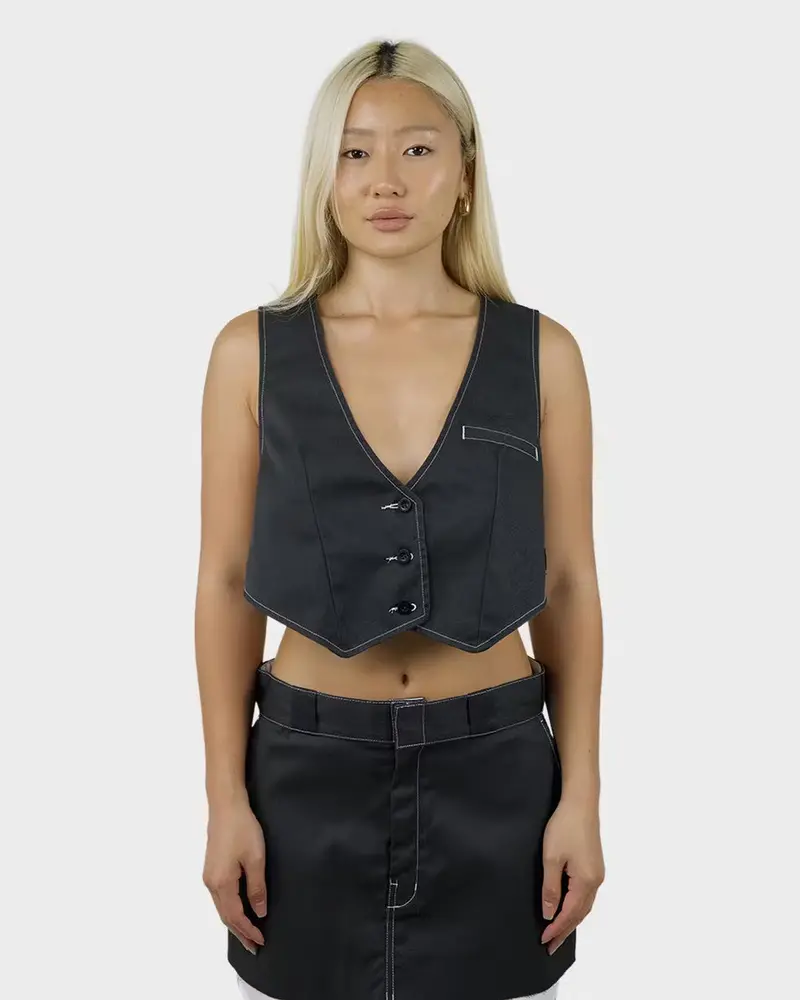 Dickies Del Rio Contrast Cropped Vest 1