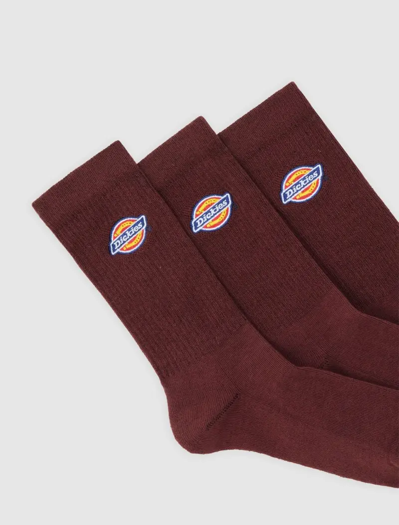 Dickies Valley Grove 3 Pack Crew Socks 2