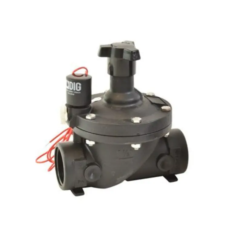 Dig - 1-1/2" In-Line Valve W/ Flow Control & 24 Vac Solenoid - 33-016 1