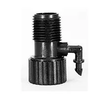 Dig - 1/2'' Fnpt X 1/2'' Mnpt Shrub Adapter W/ 1/4'' Barbed Elbow - 16-002 1