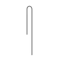 Dig - 1/2" X 8" Steel Wire Tubing Stake (Galvanized) - 16-057 1