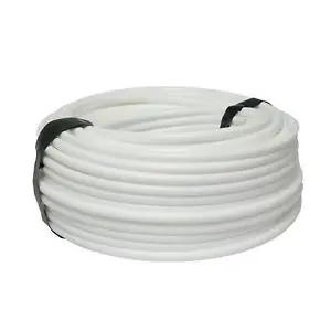 Dig - 1/4" White Polyethylene Tubing (.170 Id X .250 Od) (70 Psi) (100') - 12-090W 1