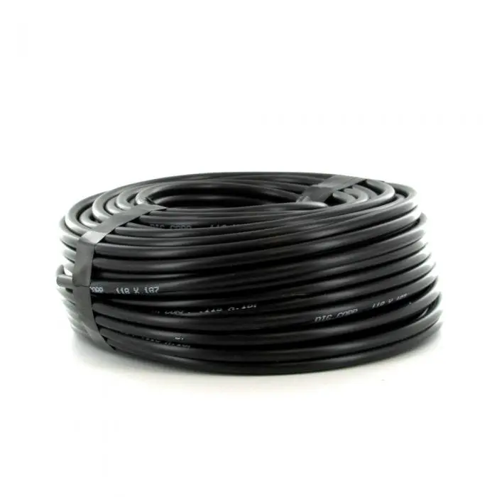 Dig - 1/8" Black Vinyl Tubing (.118 Id X .187 Od) (60 Psi) (100') - 12-006 1
